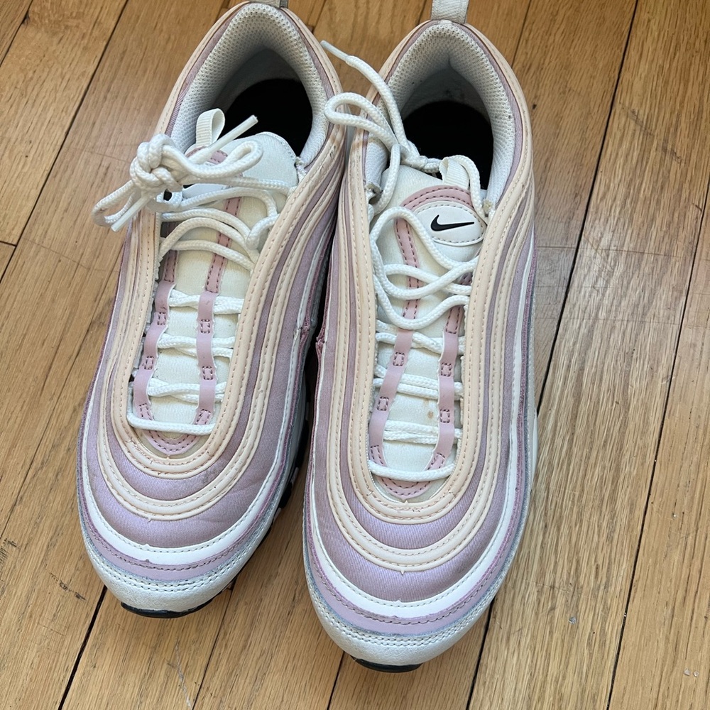 Nike Air Max 97 Pink and White Sneakers